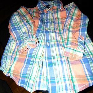 Tommy Hilfiger- Boy dress shirt- button down long sleeve